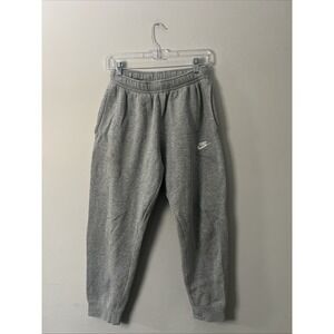 Nike Gray Jogger Sweatpants Size Small Athletic Sweatpants Swoosh Logo